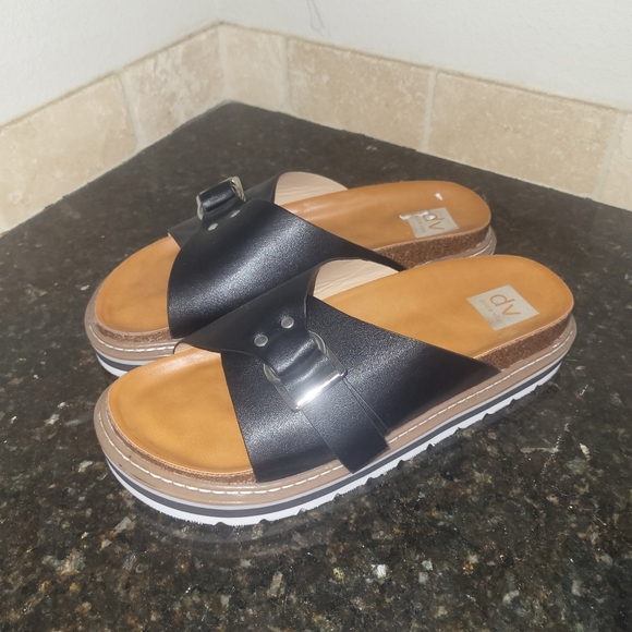 Dolce Vita Women's Sandals, Tan & Black, Size 10 - Picture 3 of 6